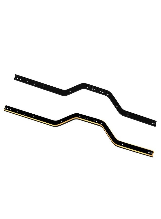 Pothyes Black Coating Brass Chassis Frame Rails for 1/24 RC Crawler Axial SCX24 Upgrades (Gladiator AXI00005) - Image 5